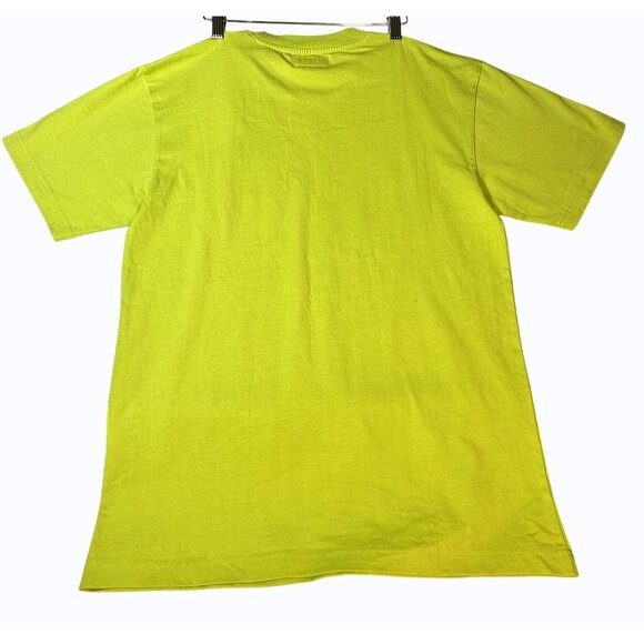 Market Studios "Product Of The Earth" Yellow‎ Green Cotton Tee Mens Size Medium - Picture 2 of 7